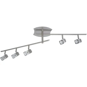AFONSO Plafón Niquel 5 Luces LUMIT
